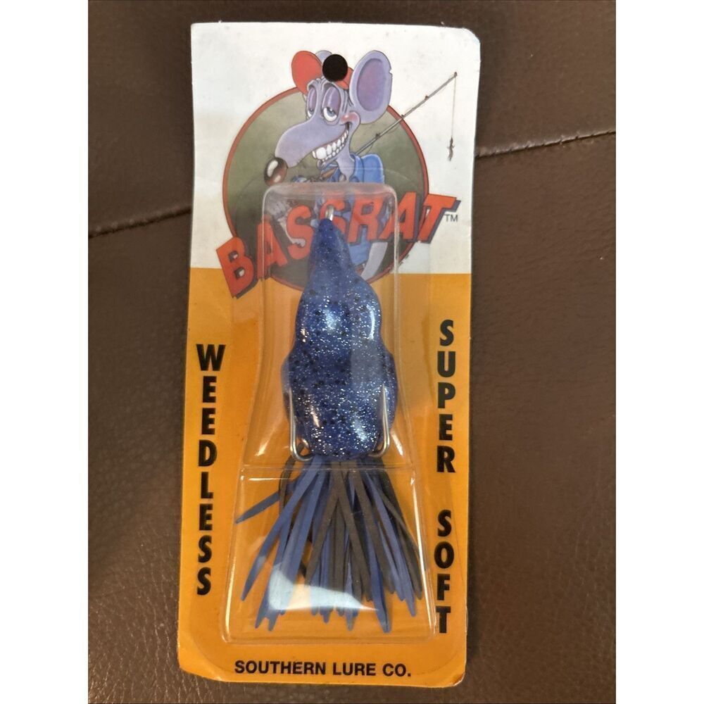 Vintage Southern Lure Co. Bass Rat - Weedless, Super Soft, Lure, NOS BR-529